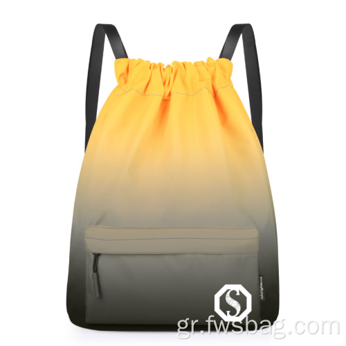 Ineo Sports Waterproof Sack Pack Gymsack Γυμναστήριο Cinch Sack Drawstring Backpack Bag Bag Custom Logo